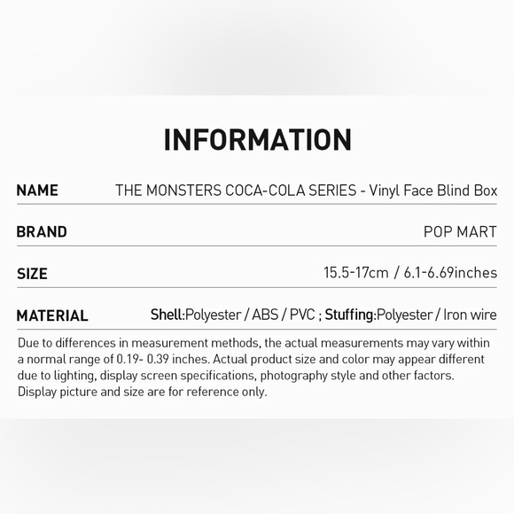 Pop Mart The Monsters Coca Cola Coke Labubu Vinyl Face Pendant Blind Box Set - Picture 9 of 16